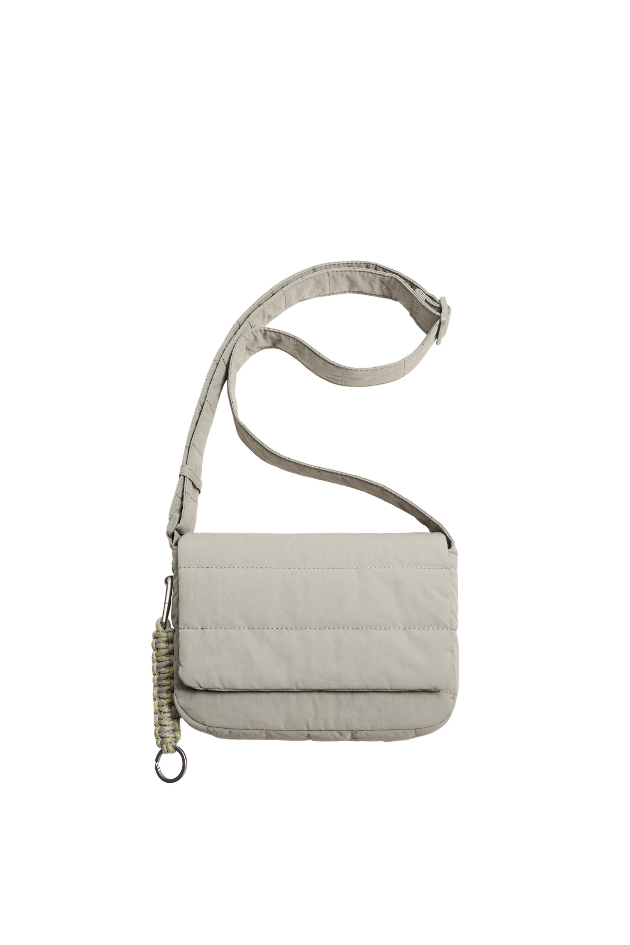 QUILTED NYLON CROSSBODY BAG - Black | ZARA South Africa