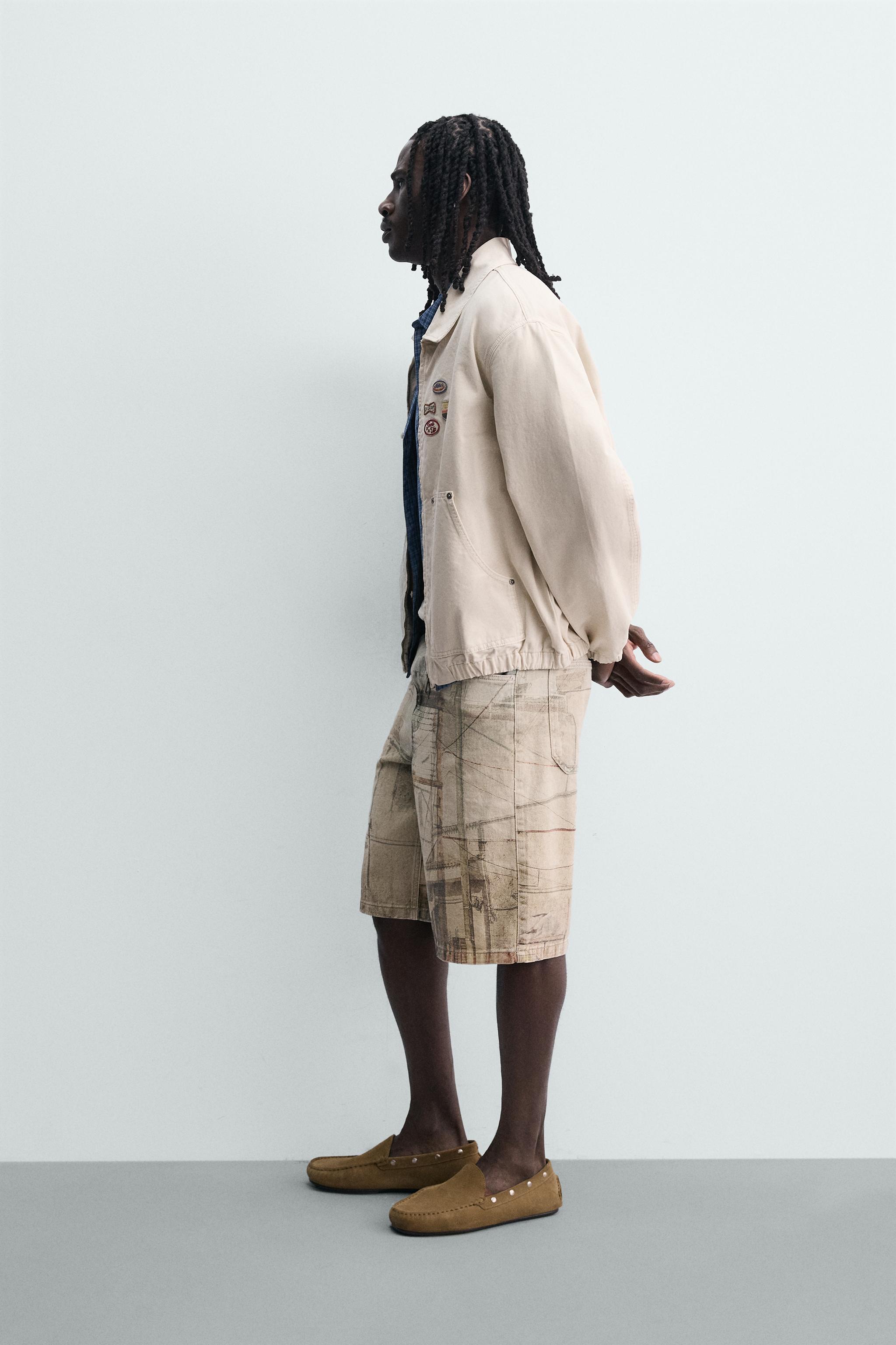 BLOUSON COUPE DÉCONTRACTÉE AVEC PIÈCES