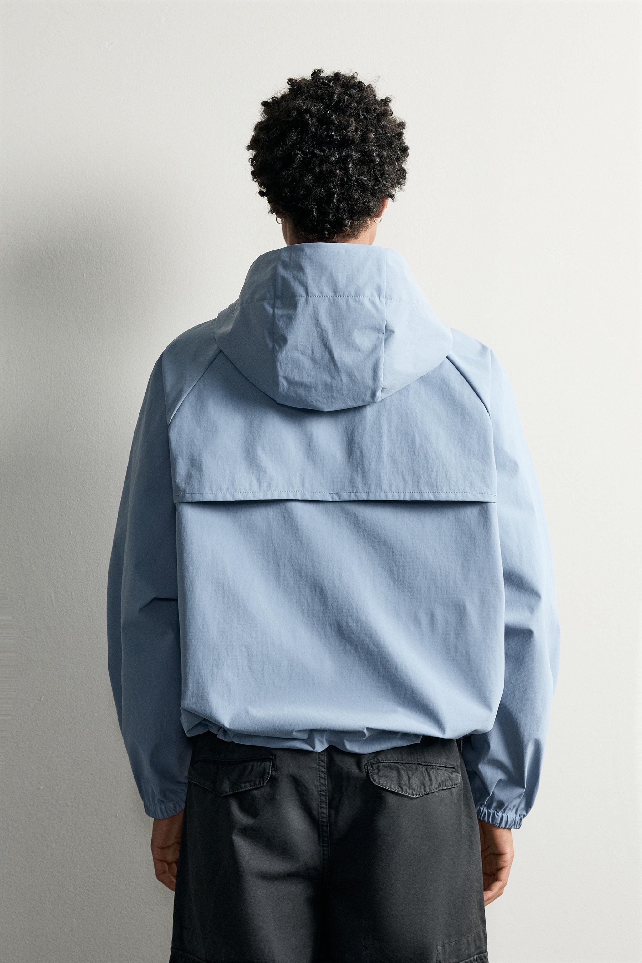 BLOUSON DÉPERLANT COUPE DÉCONTRACTÉE