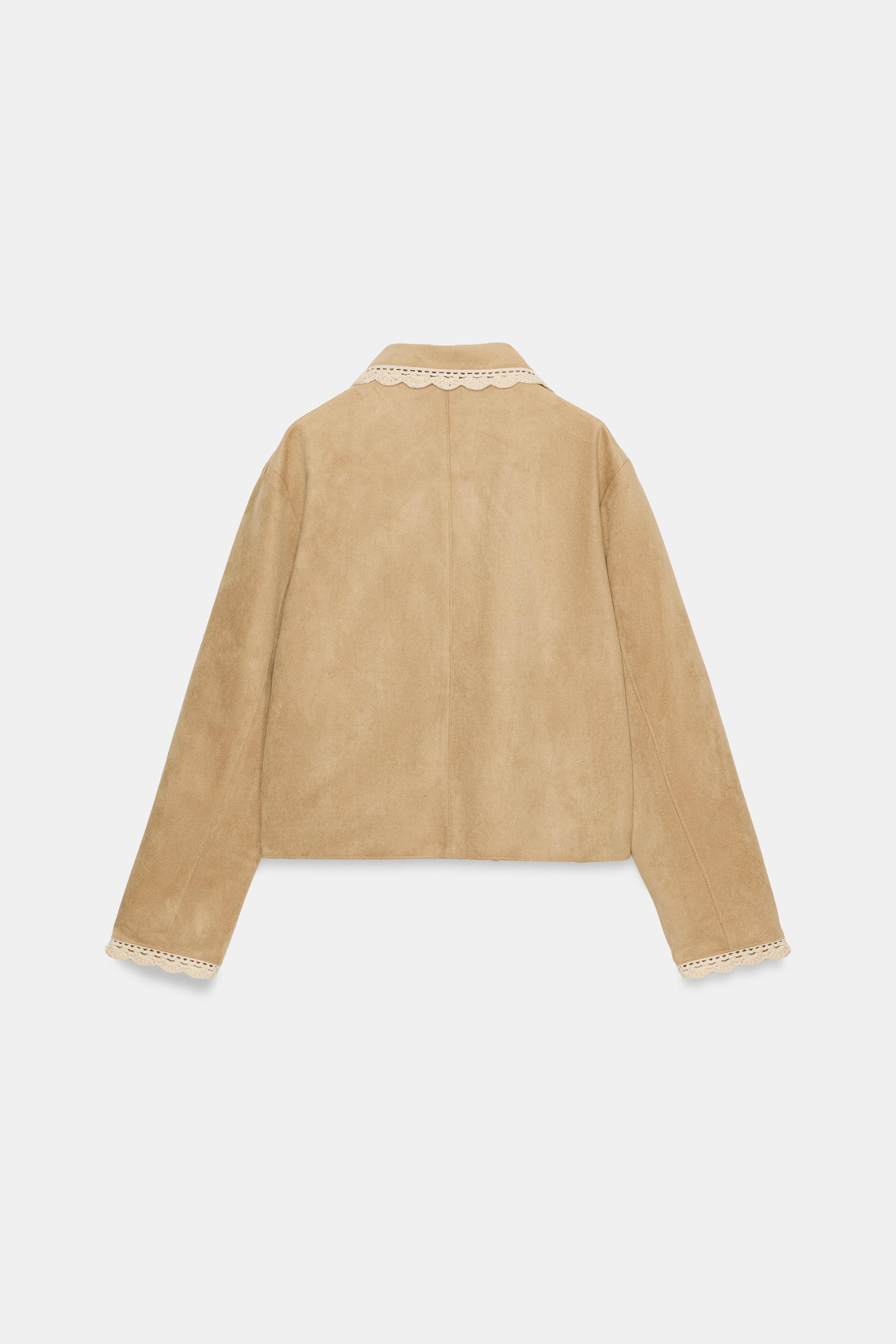 FAUX SUEDE JACKET