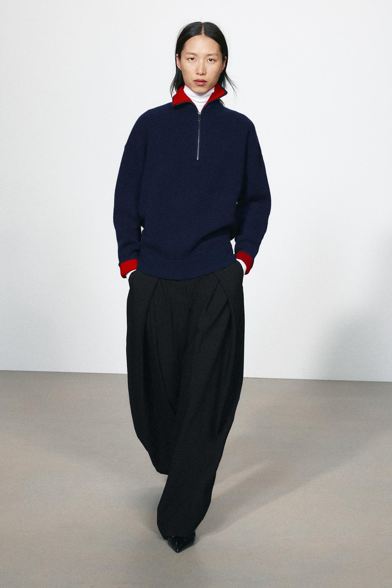 93% WOOL HIGH NECK OVERSIZE JUMPER