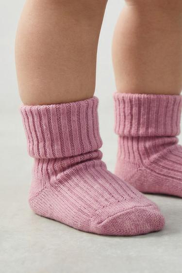 LOT DE QUATRE CHAUSSETTES COLORÉES EN BOÎTE - Rose de Zara - Image 7