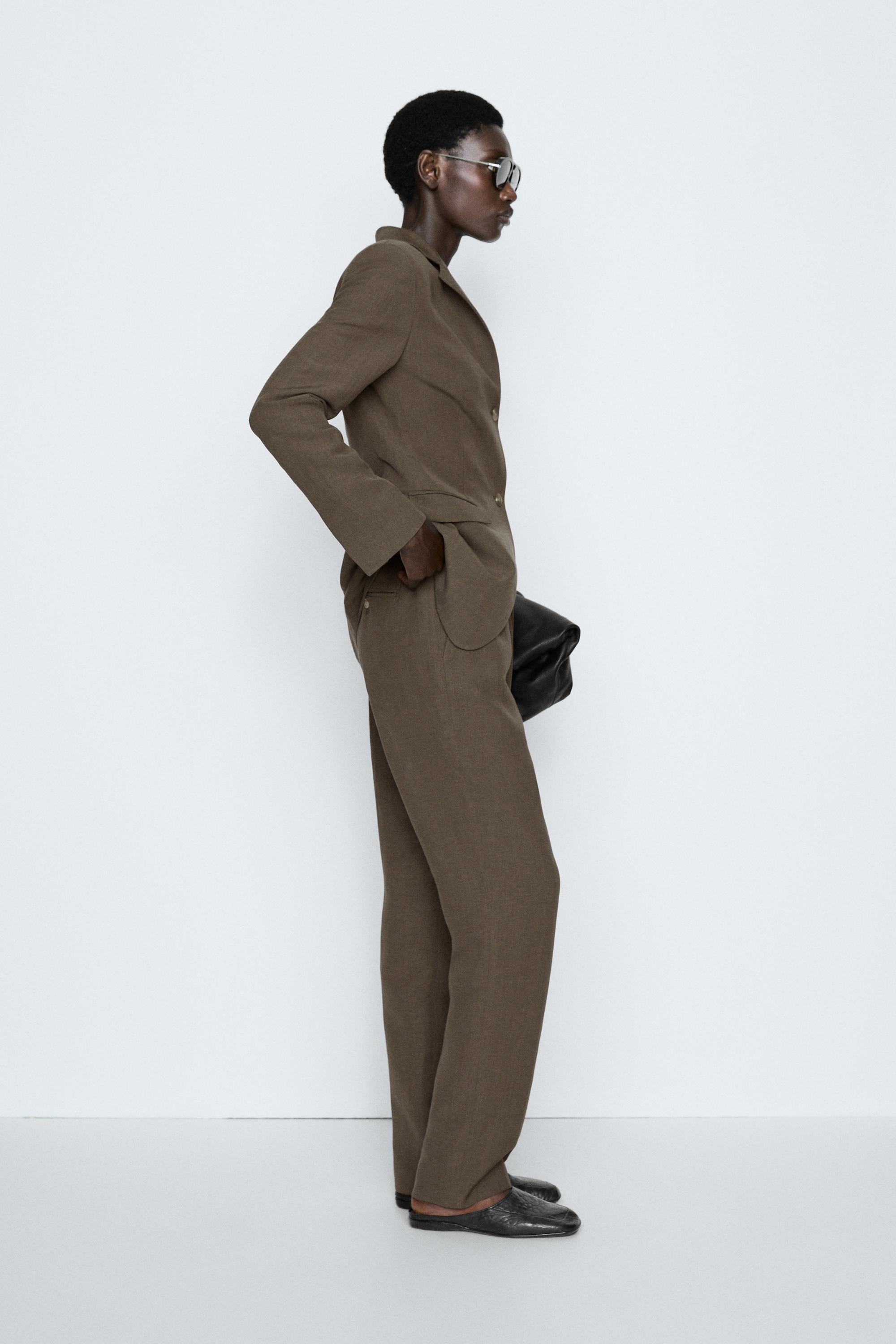 Tailored linen-blend blazer - STUDIO