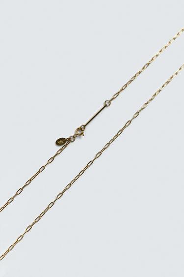 CHAIN LINK NECKLACE - Gold by Zara - Image 1