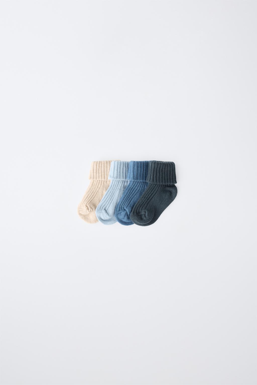 FOUR-PACK OF COLOUR SOCKS IN A BOX