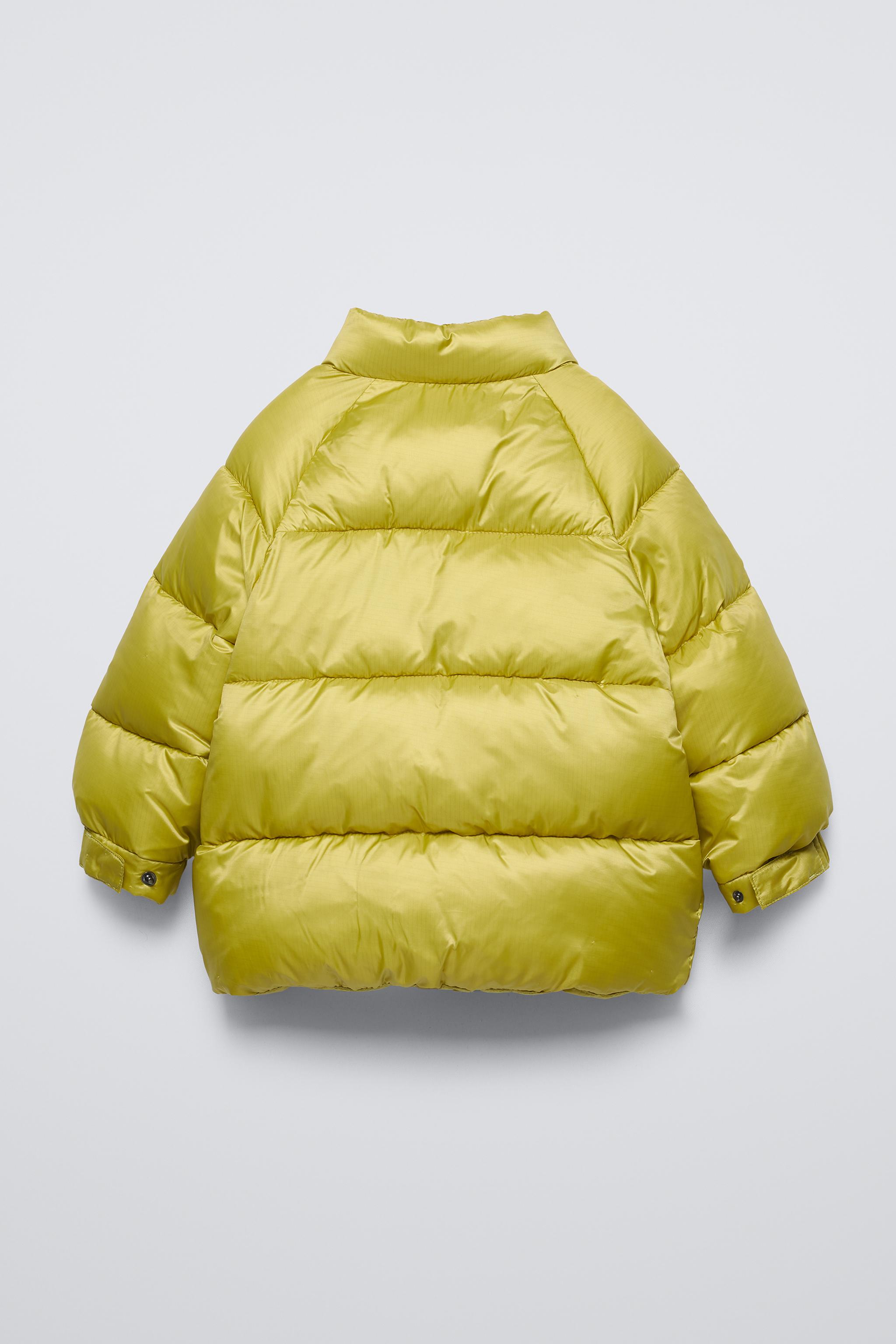 Zara Water Repellent Puffer Jacket Pistachio Kids