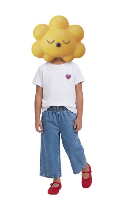 CAMISETA RIB PARCHE - Blanco de Zara