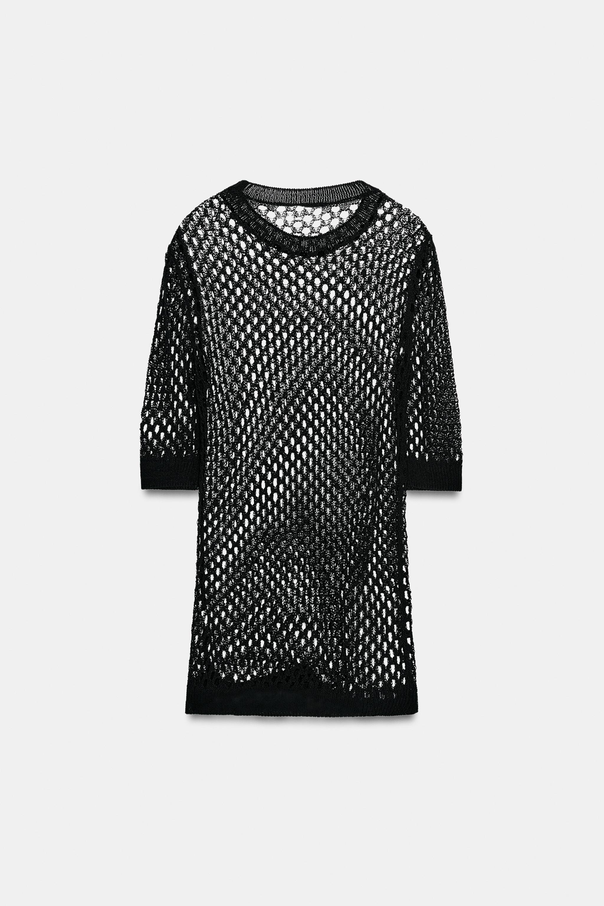 OPENWORK KNIT SWEATER