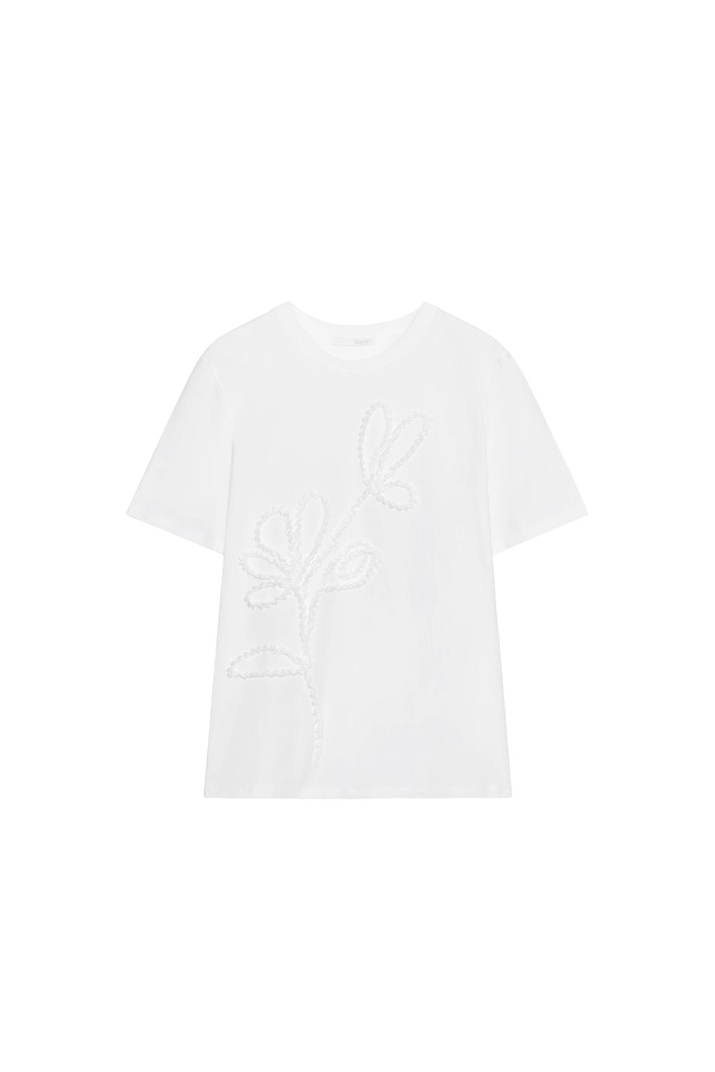 RAISED FLOWER T-SHIRT - image 3