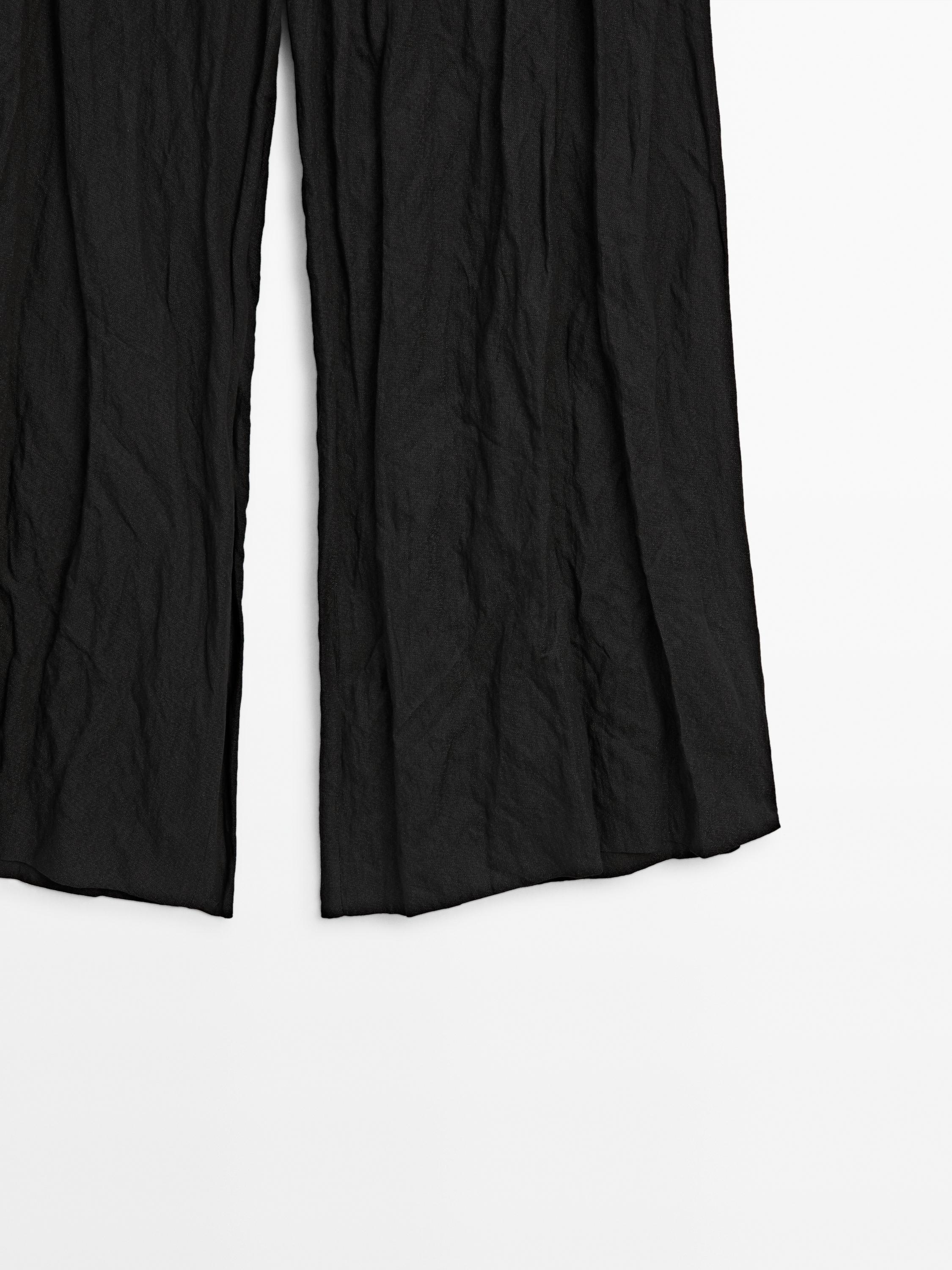 Creased-effect darted suit trousers - Limited Edition