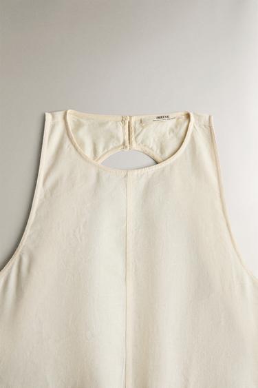 LONG BEACH DRESS - Ecru by Zara - Image 1