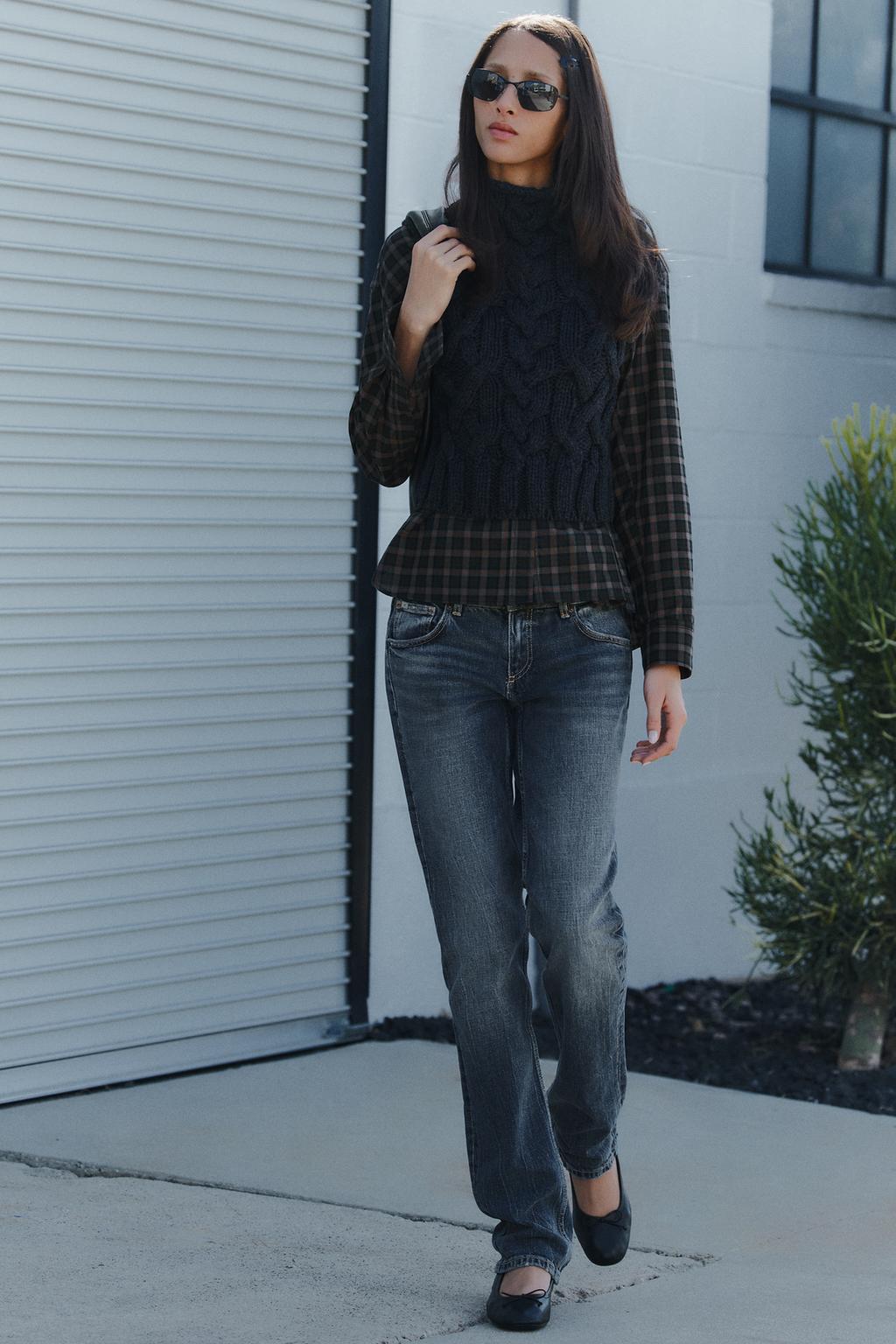 CABLE-KNIT VEST