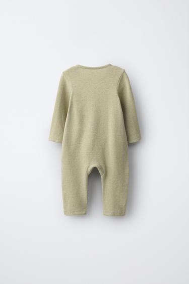 COZY WRAP JUMPSUIT — Mid-green 2
