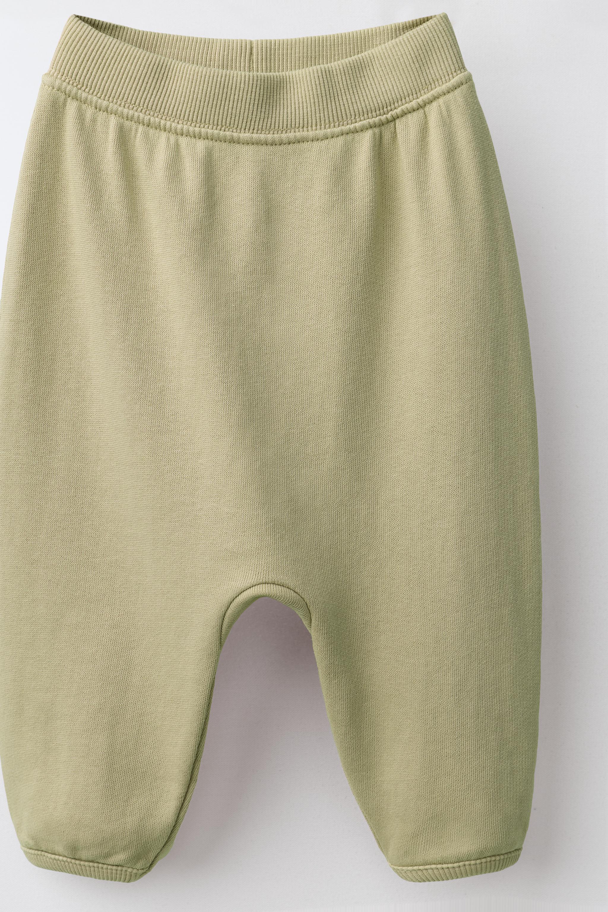 Детские свитеры Zara SOLID BALLOON PANTS AND SWEATSHIRT SET — фото 7