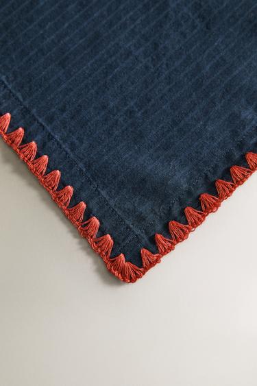 KIDS' STITCH BEACH BANDANA - Navy blue by Zara - Image 2