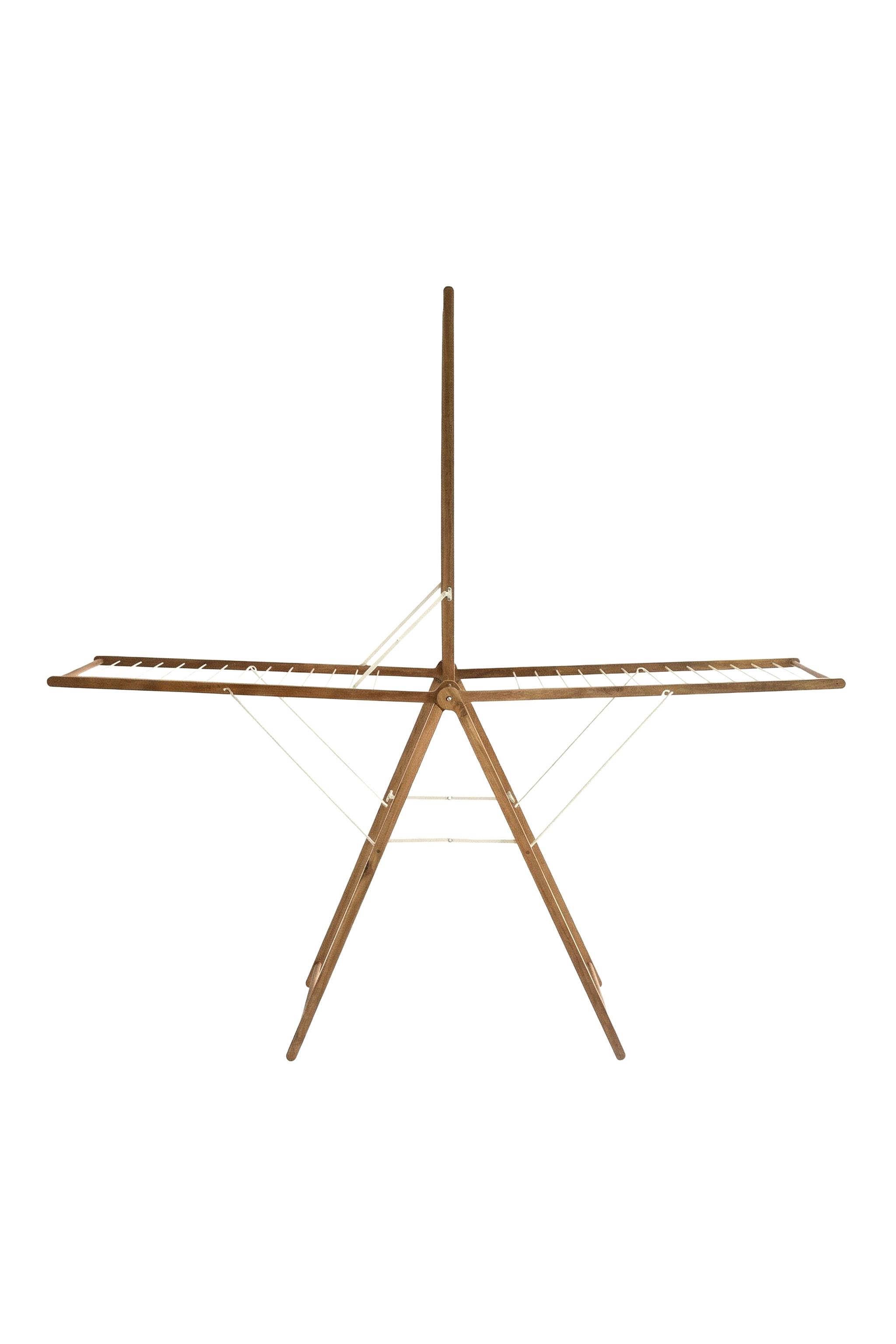 VERTICAL METAL AND WOODEN CLOTHES HORSE - Light beige | ZARA