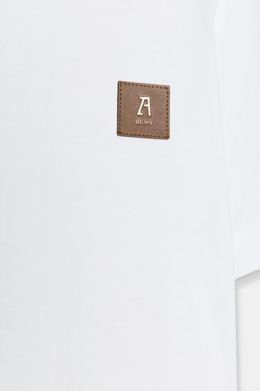 LABEL SHORT SLEEVE T-SHIRT - White by Zara - Image 5