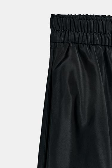 JUPE MIDI CAPE ZW COLLECTION - Noir de Zara - Image 8