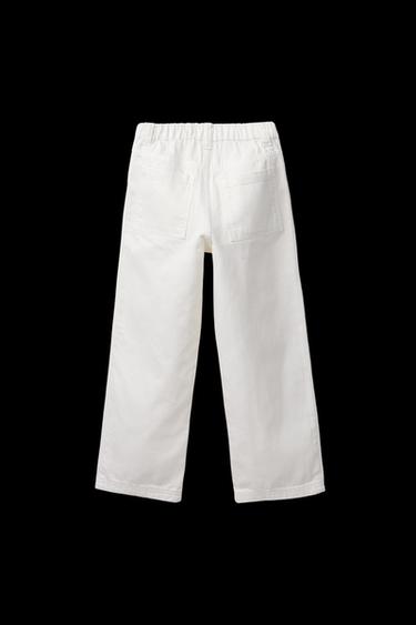RELAXED-JEANS IM BAGGY-FIT - Cremefarben von Zara