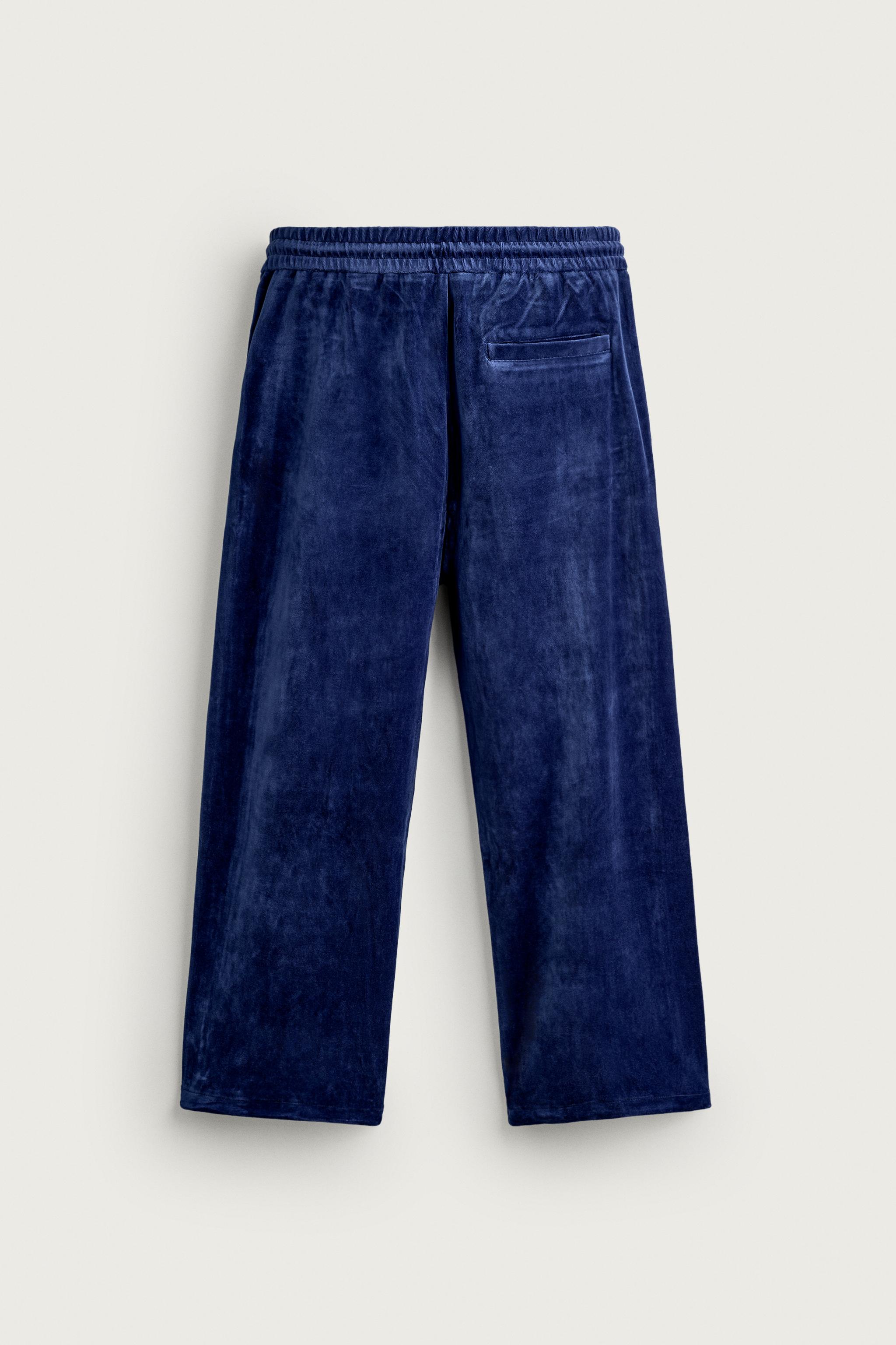 PANTALON JOGGING RÉTRO VELOURS