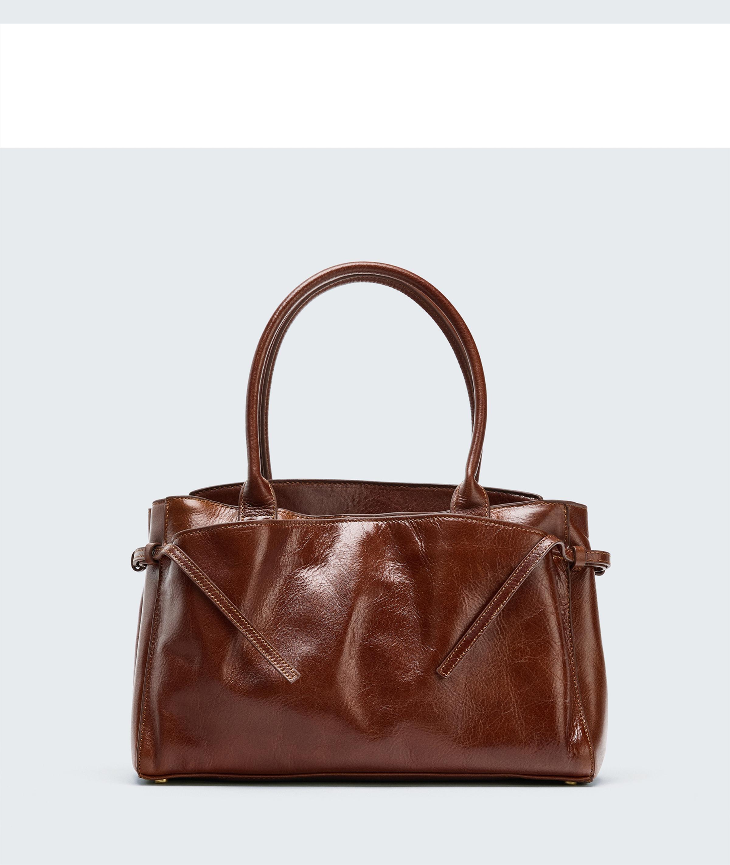 ZARA トートバッグ ボストンバッグ　レザー 女性への思いのこもったギフト バッグ | ZARA 日本