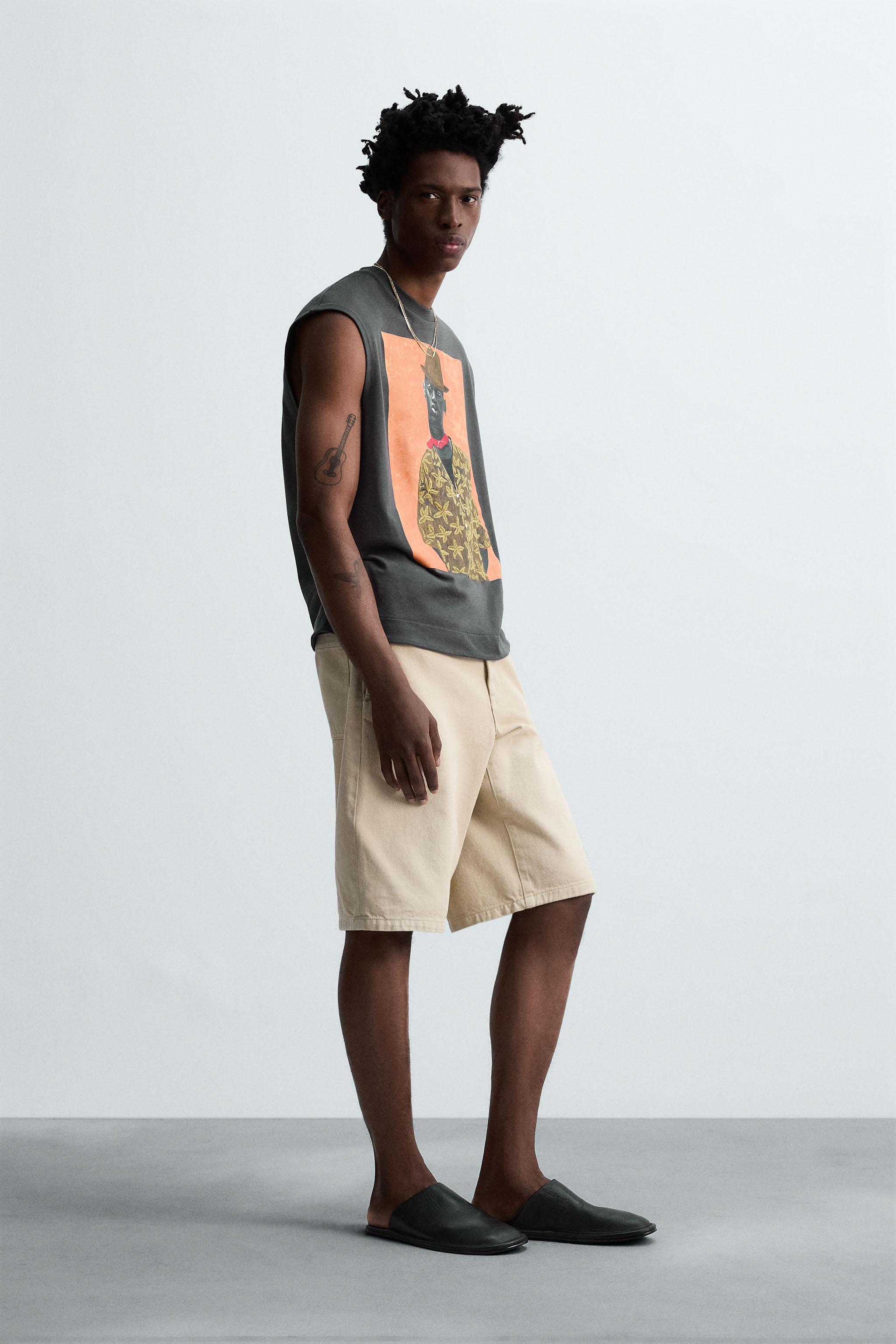 Zara EMBROIDERED PRINT TANK TOP © OTIS KWAME KYE QUAICOE