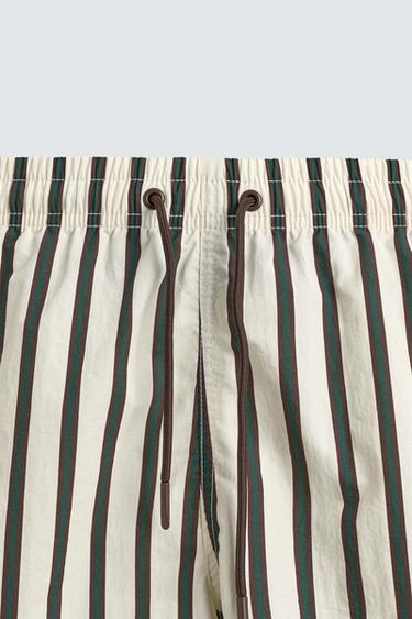 MAILLOT DE BAIN MI-LONG À RAYURES - Multicolore de Zara - Image 2