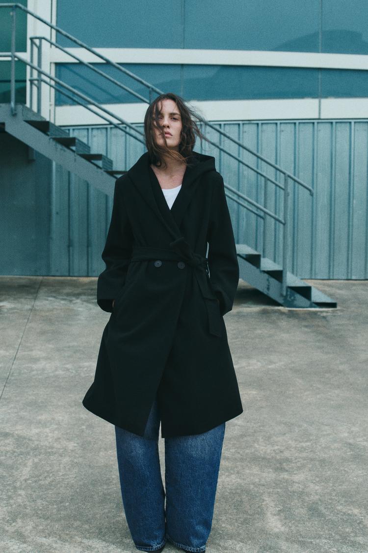 Abrigo Largo Abrigos De Vestir Mujer Zara ABRIGO SOFT CINTURÓN