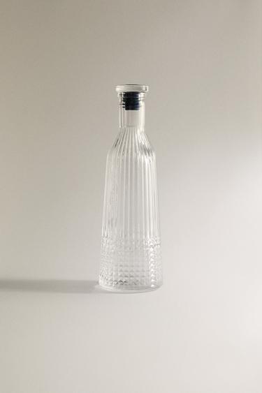 GLASS BOTTLE WITH RELIEF DESIGN - 990 by Zara - Image 0