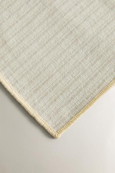 LOT SERVIETTES RAYURES OVERLOCK (LOT DE 2) - VERDÂTRE de Zara - Image 2