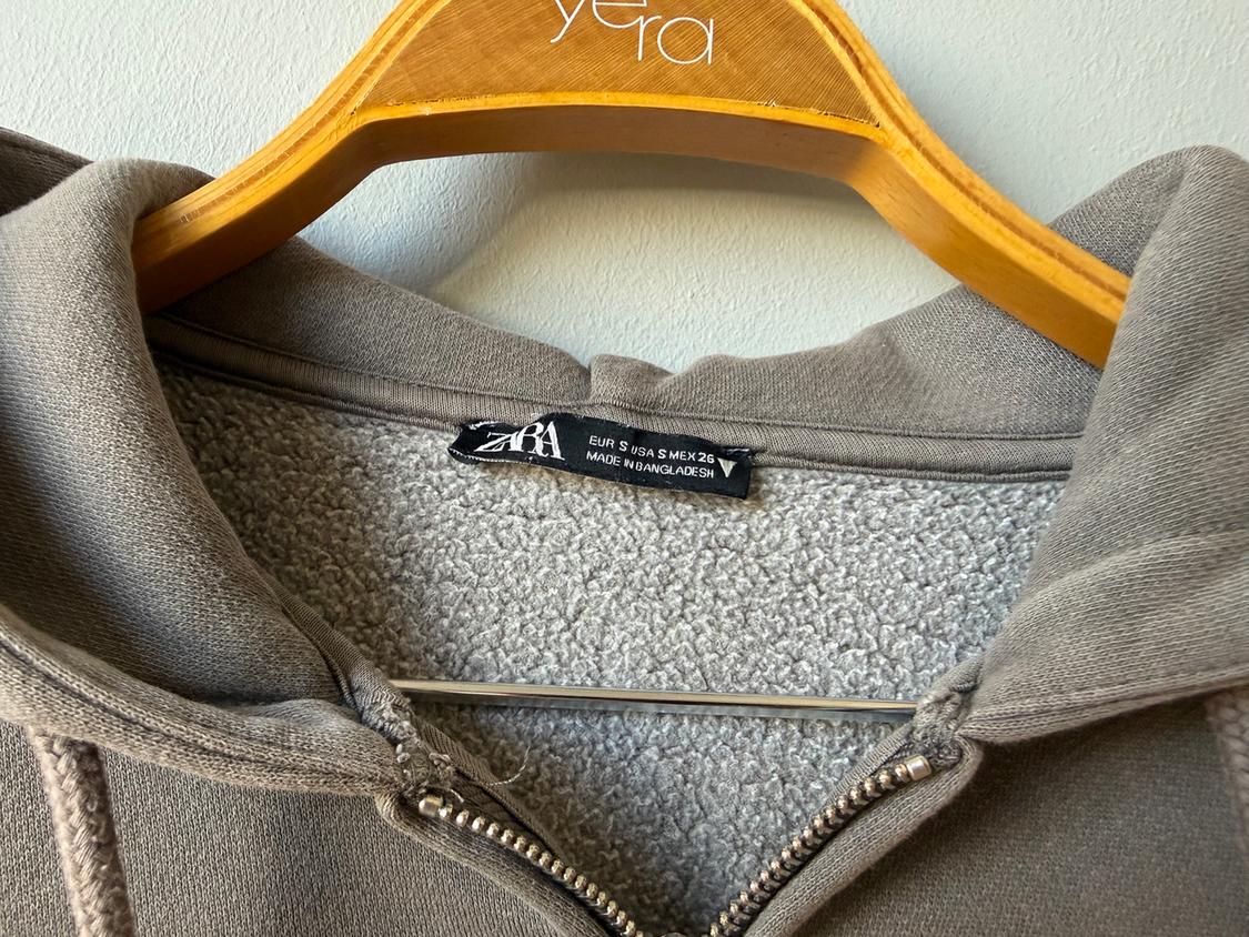 OVERSIZED ZIPPED SWEATSHIRT - Image 2