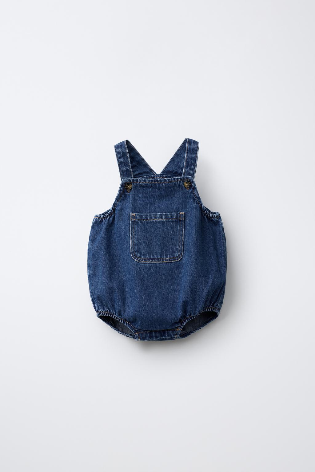 DENIM ROMPER