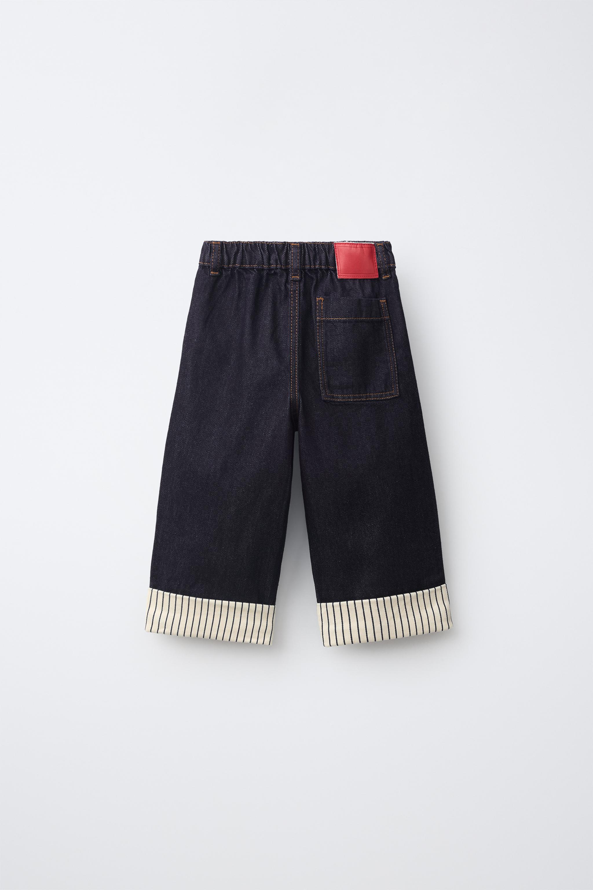 ZARA TIMELESS - STRAIGHT LEG TOPSTITCHED JEANS
