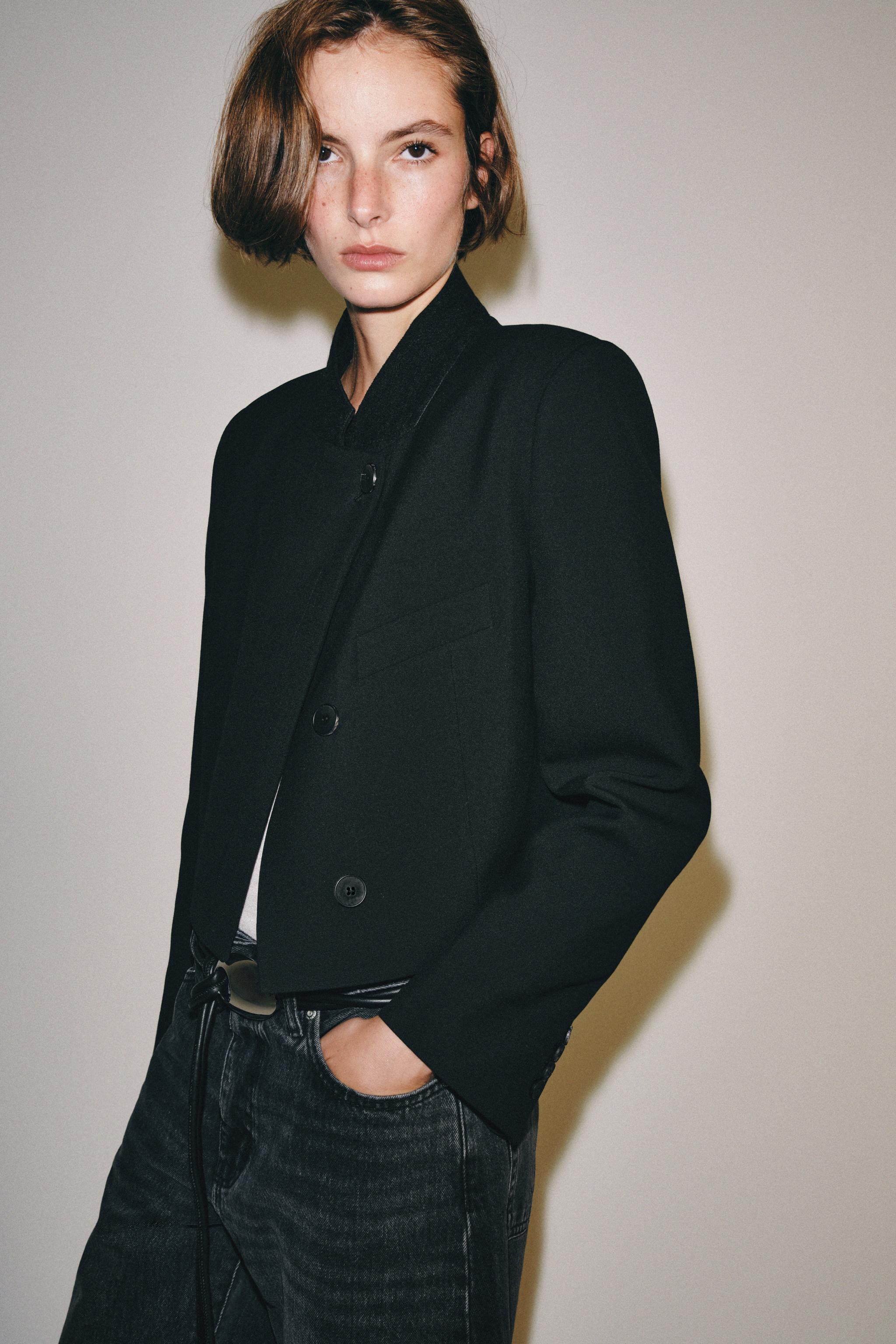 ZW COLLECTION CROPPED BLAZER