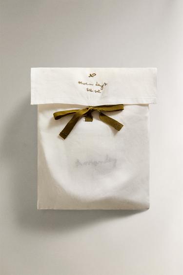 BAVOIR BÉBÉ HEBDOMADAIRE (PACK DE 7) - Blanc cassé de Zara - Image 3