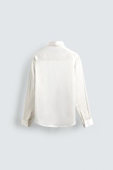 CHEMISE FLUIDE BANDANA - Blanc de Zara - Image 6