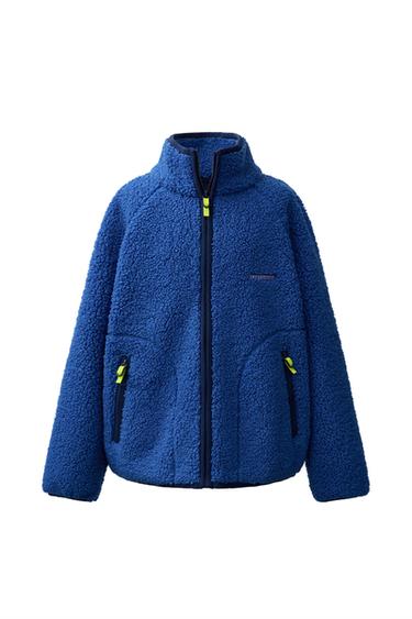 Zara FLEECE JACKET - Bluish