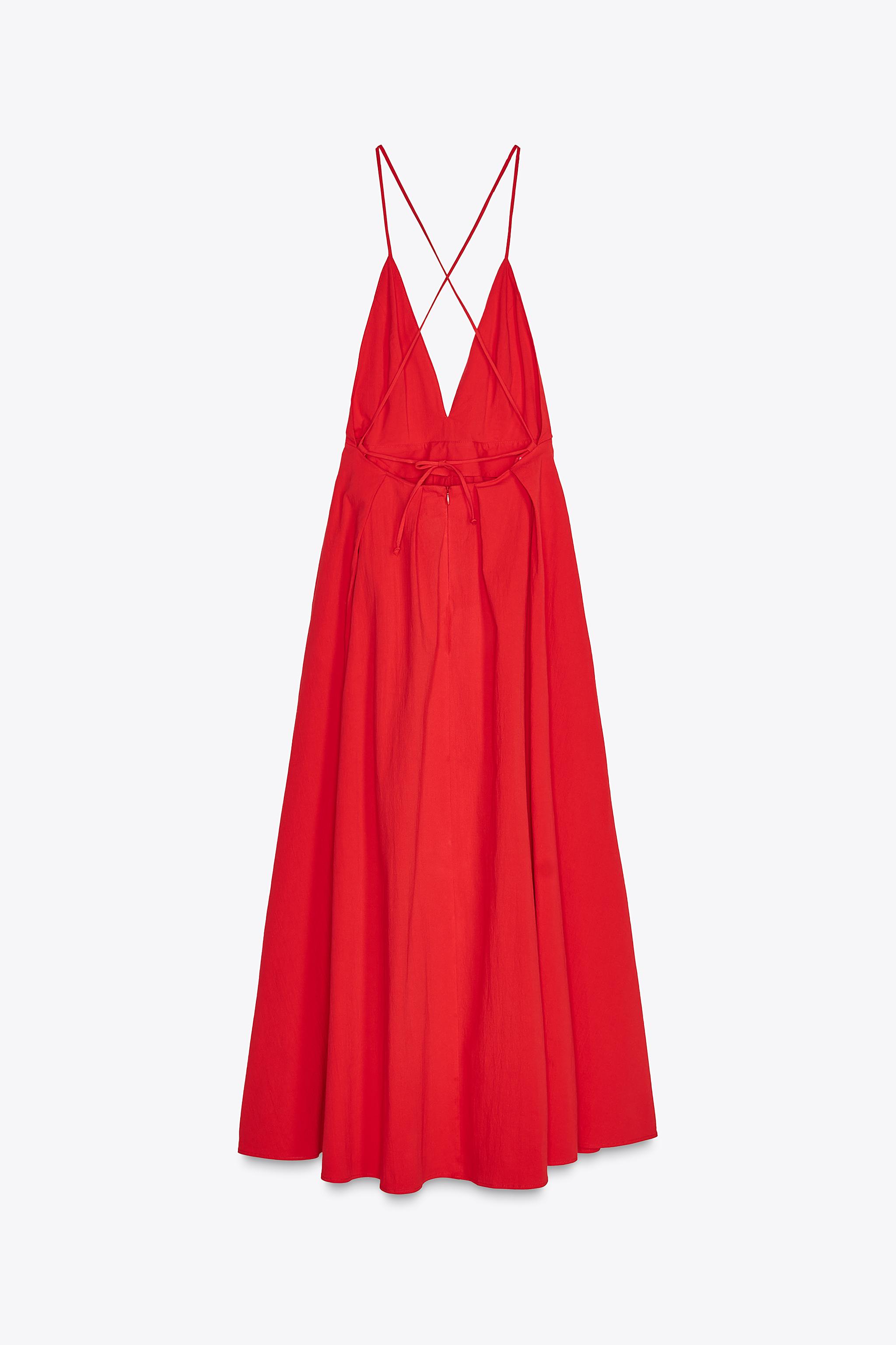 ZARA バックオープンニングワンピース ZW Collection ZARA】オープンバック ワンピース ZW COLLECTION 2816/653/600