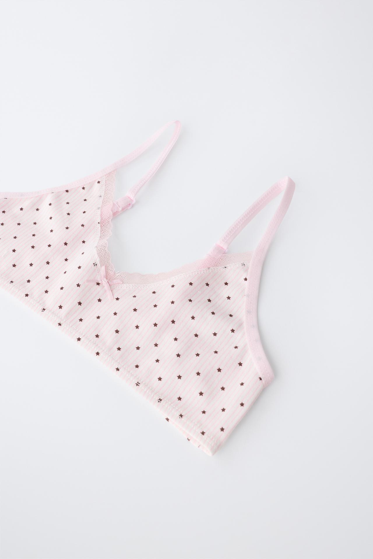 AGES 9-14 / 3-PACK STAR CAMISOLES — Multicolored