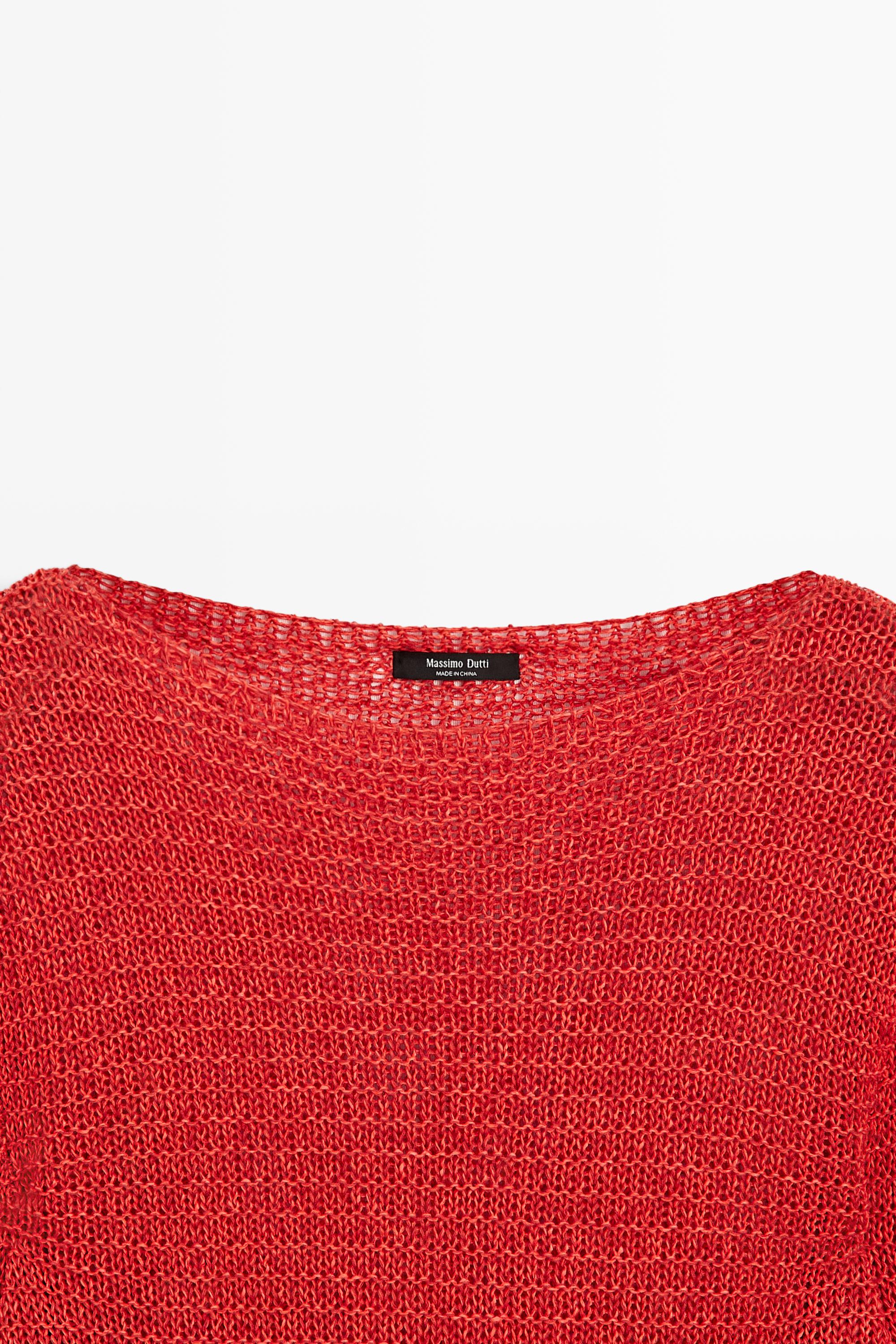 Pull en maille col bateau