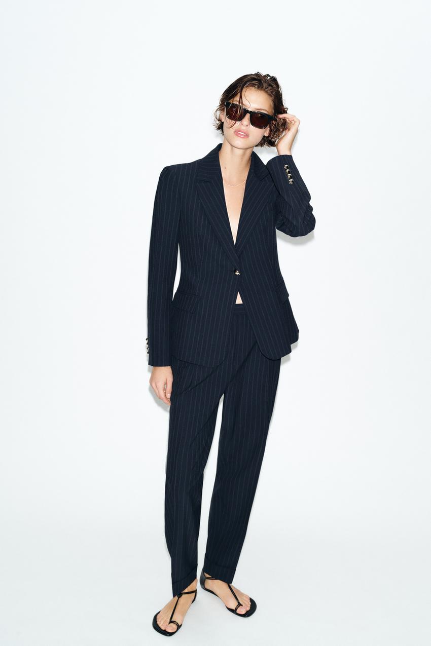 ZARA PINSTRIPE BLAZER