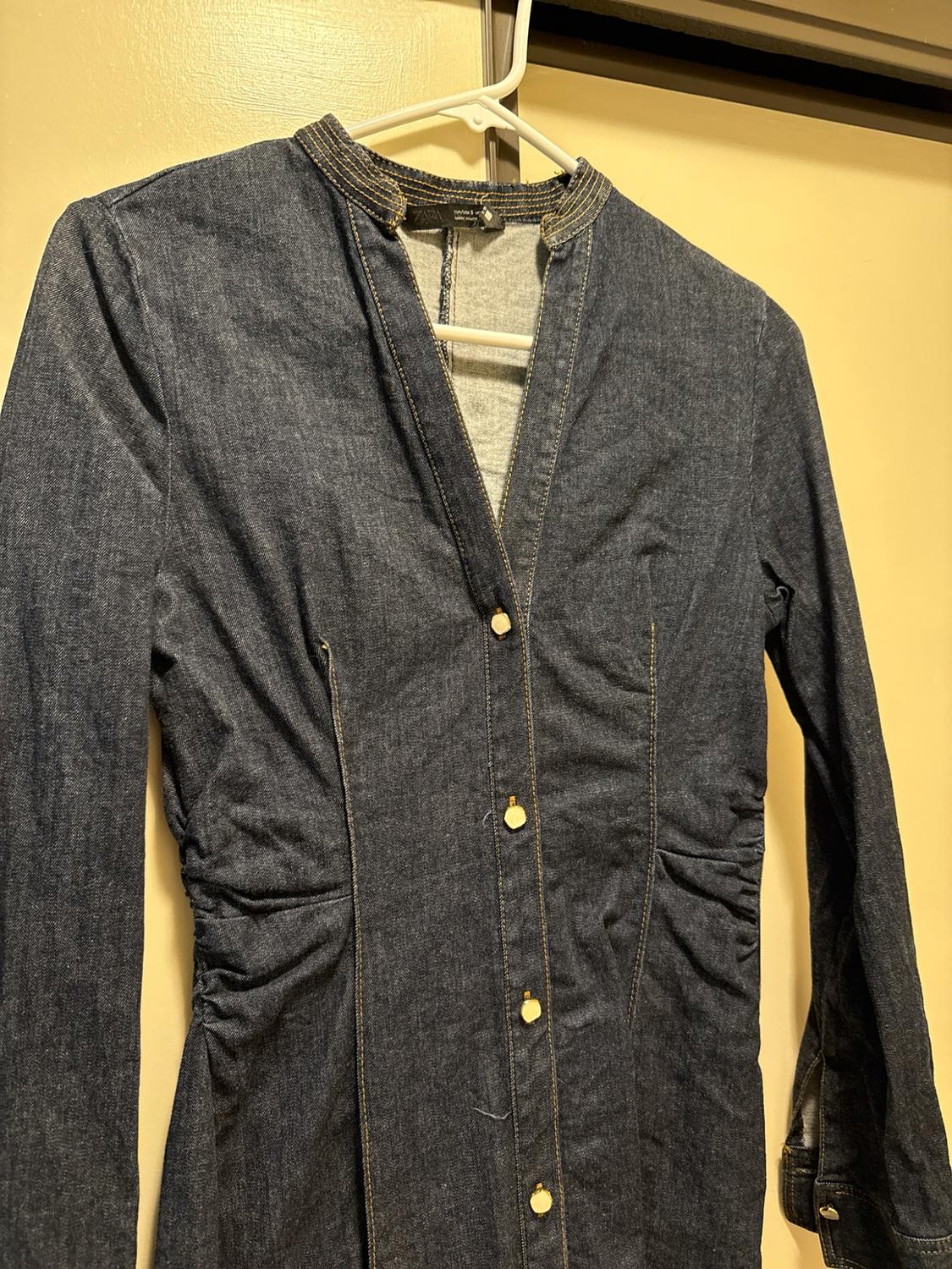 DENIM EFFECT SHIRTDRESS - Image 3