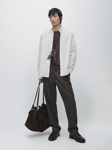 Zara Regular fit Oxford shirt - White - Image 0