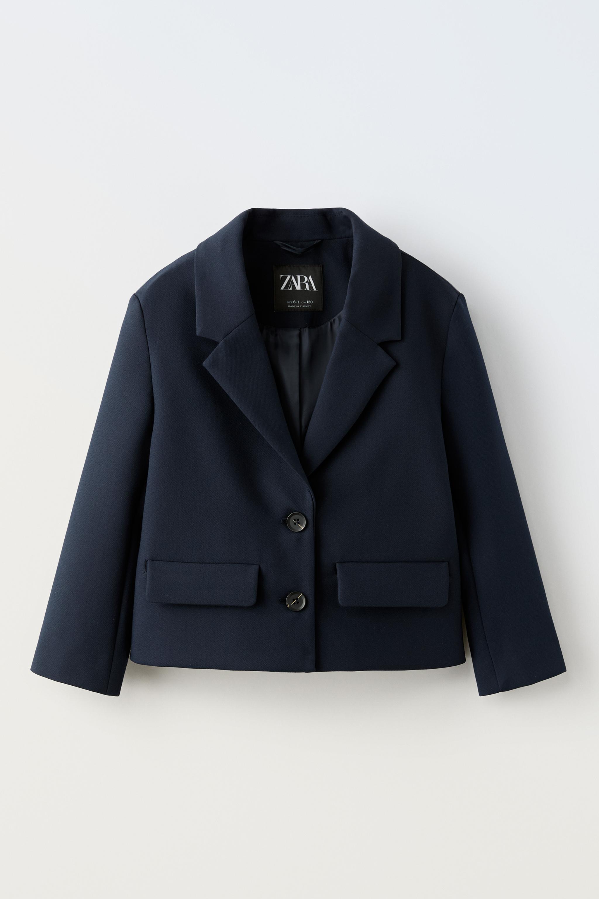 Zara veste bleue sale