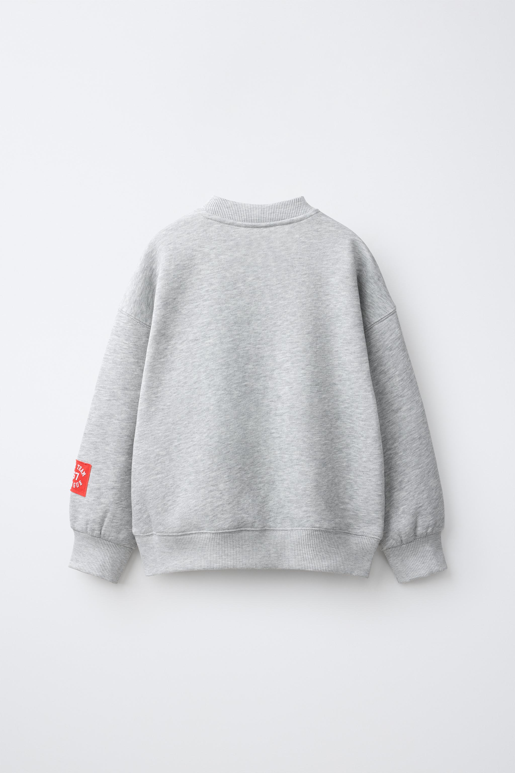 TEAM SIX SEVEN FLOCK PRINT SWEATSHIRT