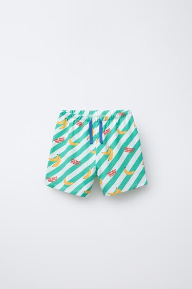 2-6 YEARS/ BANANA T-SHIRT AND BERMUDA PYJAMAS - Yellow by Zara - Image 3