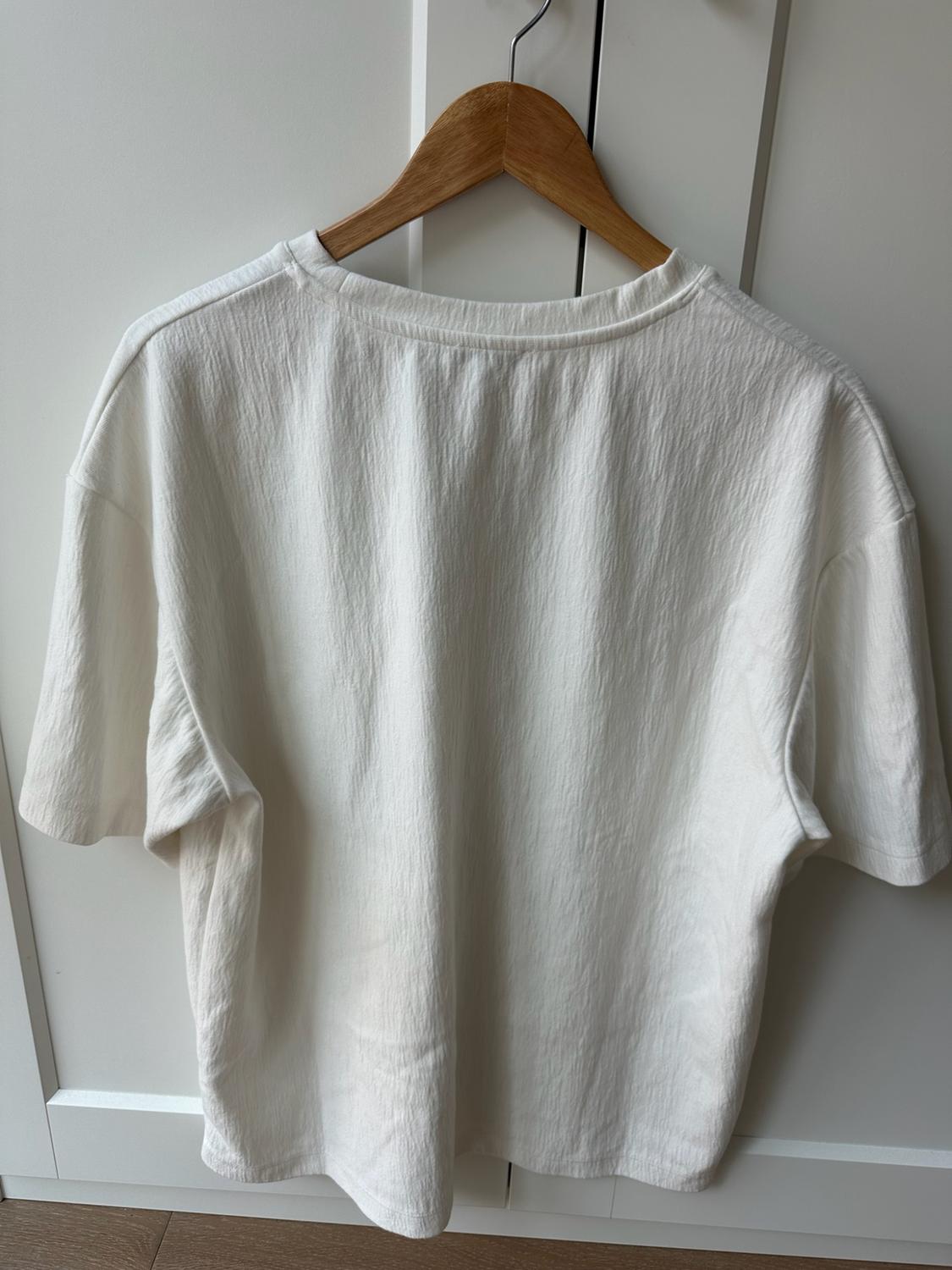 RELAXED FIT STRUCTURED T-SHIRT - Image 3