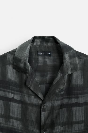 ABSTRACT PRINT SHIRT - Grey by Zara - Image 8