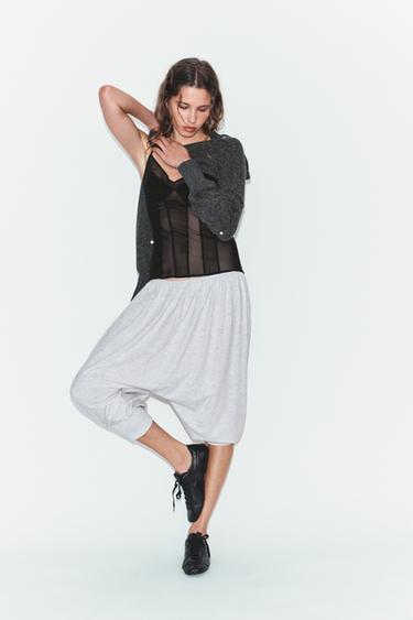 LEATHER DERBY SHOES - Black by Zara