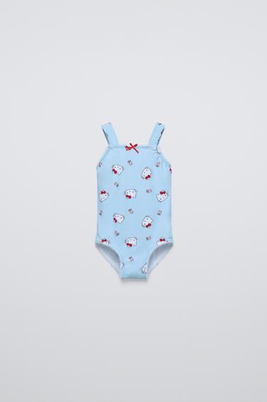 AGES 2-6 / HELLO KITTY © SANRIO SWIMSUIT - Light blue by Zara